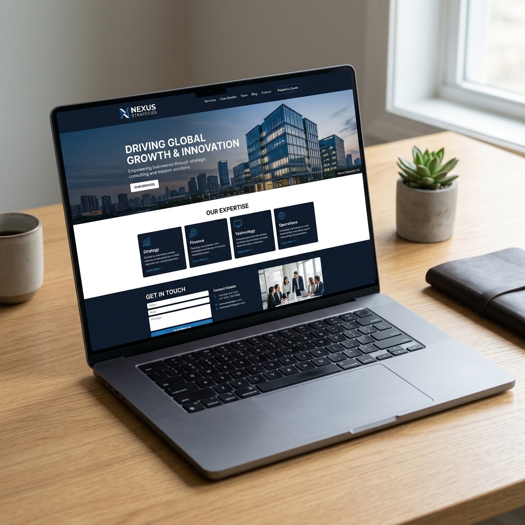 Business Website Mockup