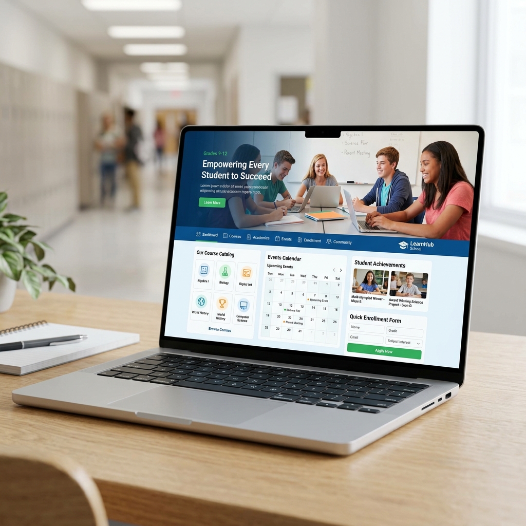 School Portal Mockup